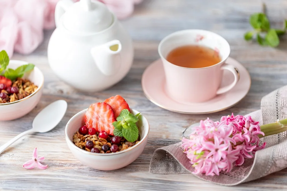 Tea in a teapot