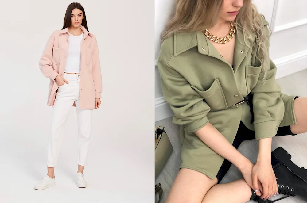 Women's oversize windbreaker