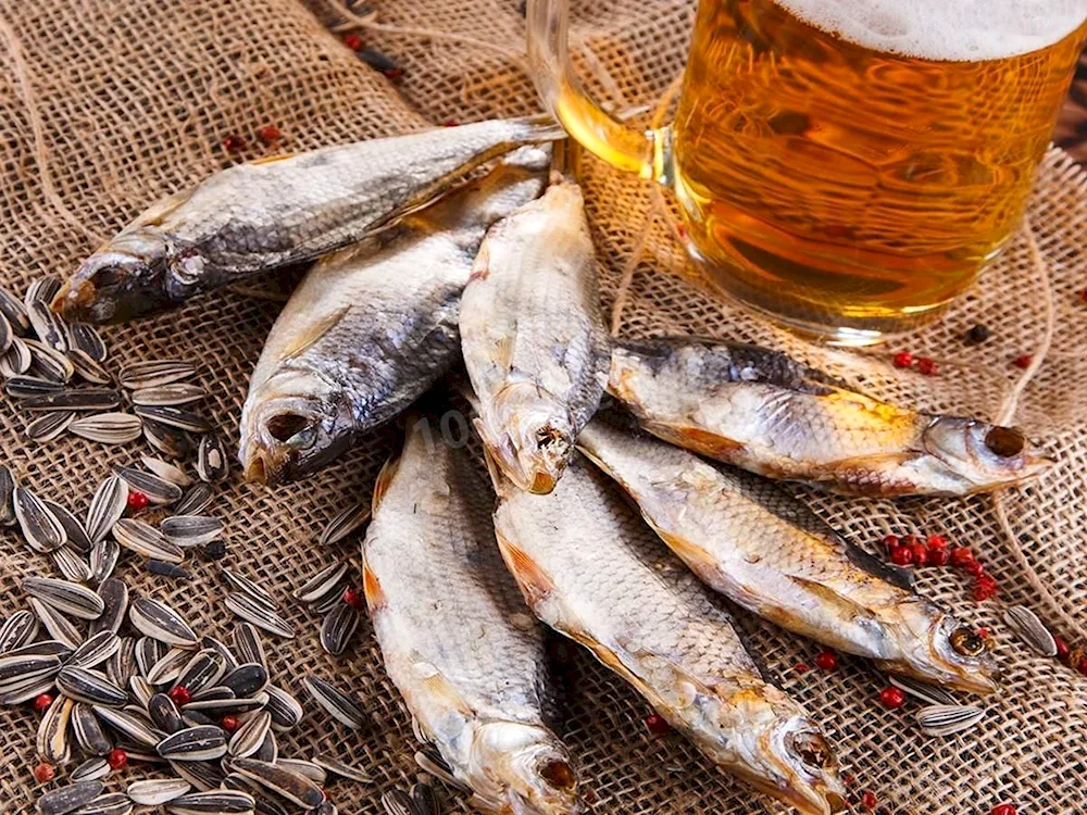 Dried fish for beer