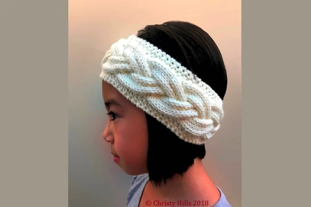 Knitted headband