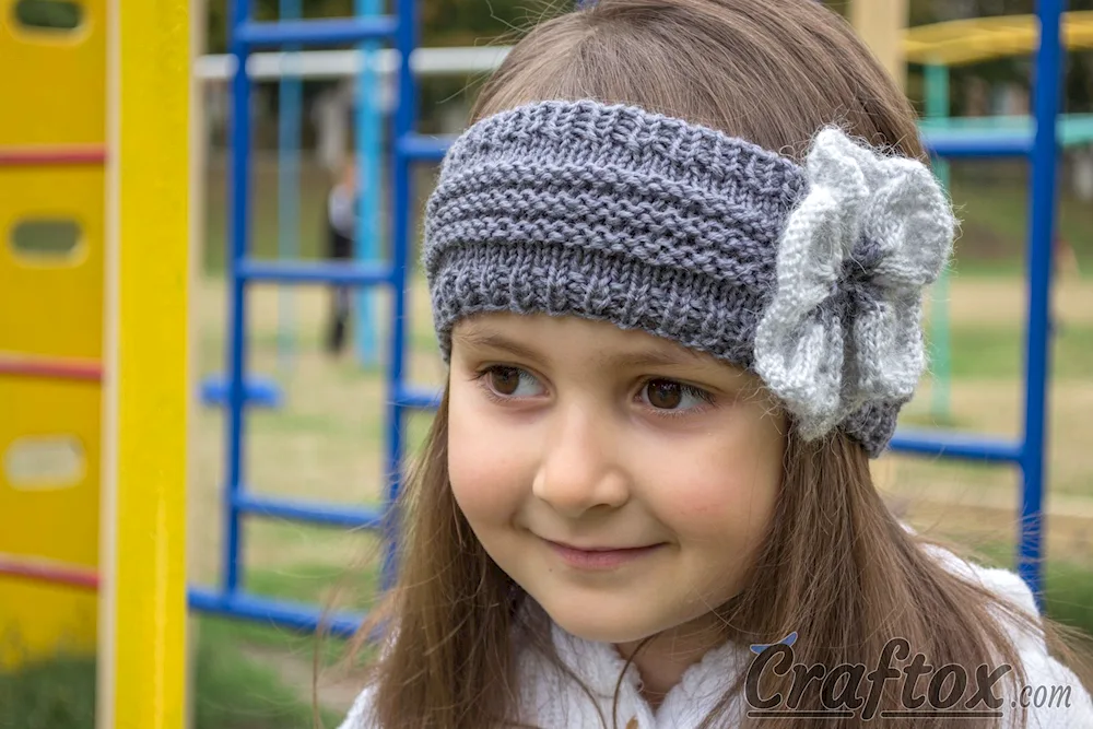 Knitted headband