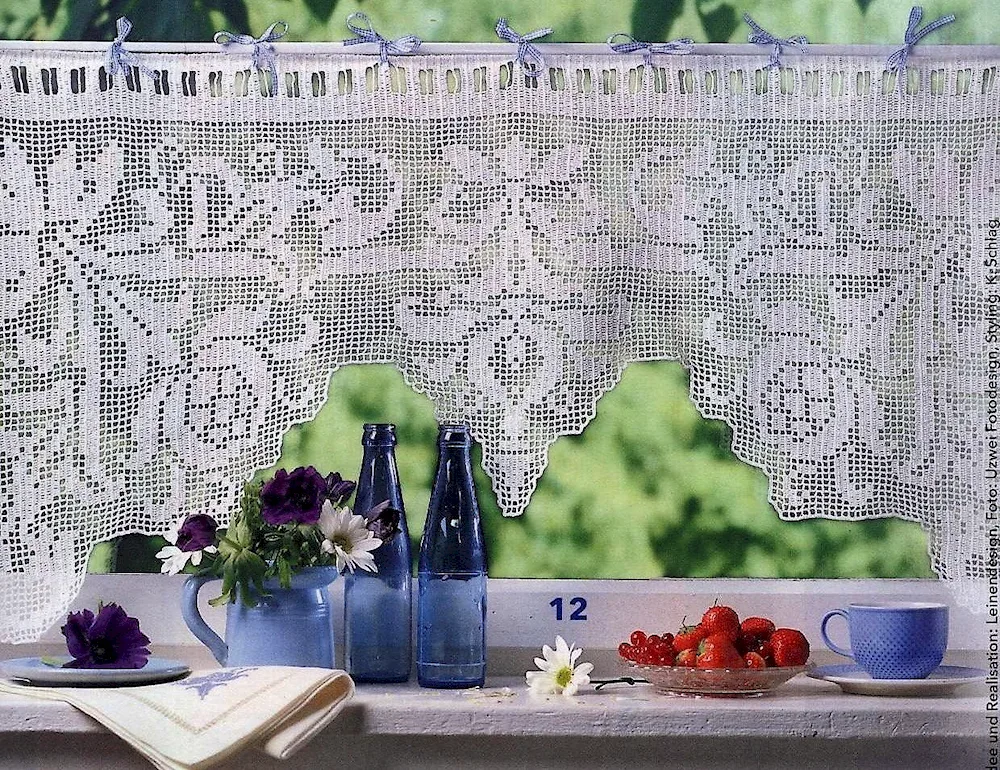 Knitted curtains