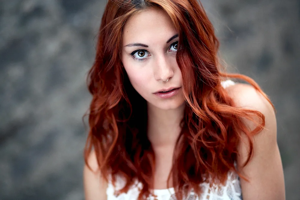 Victoria Britt is a redhead