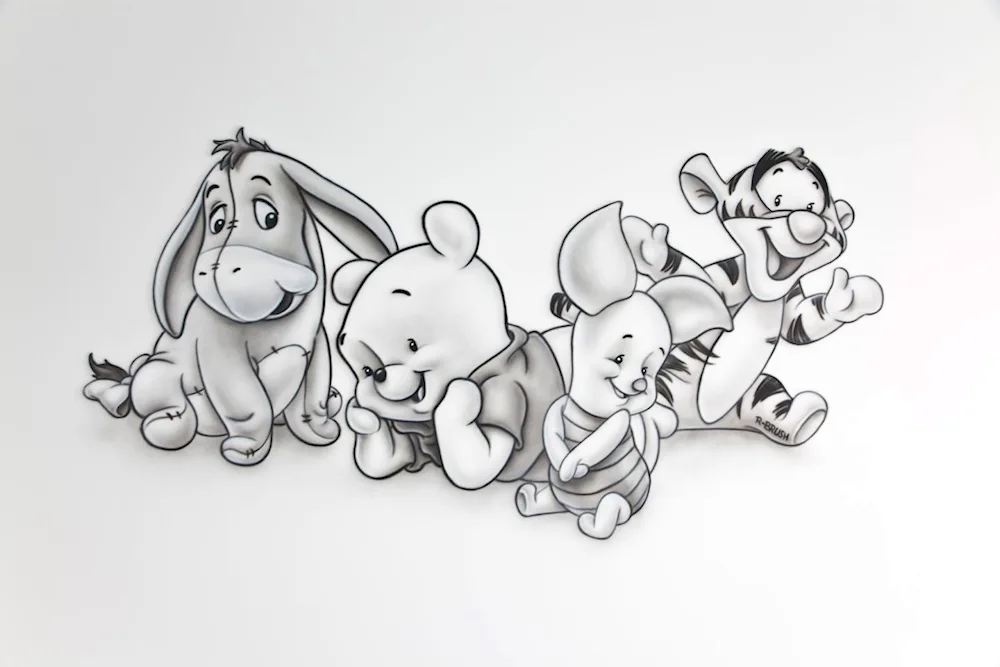 Winnie the Pooh Disney drawing