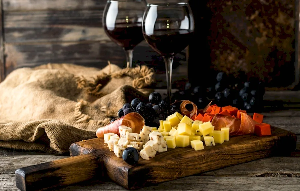 Wine and cheese