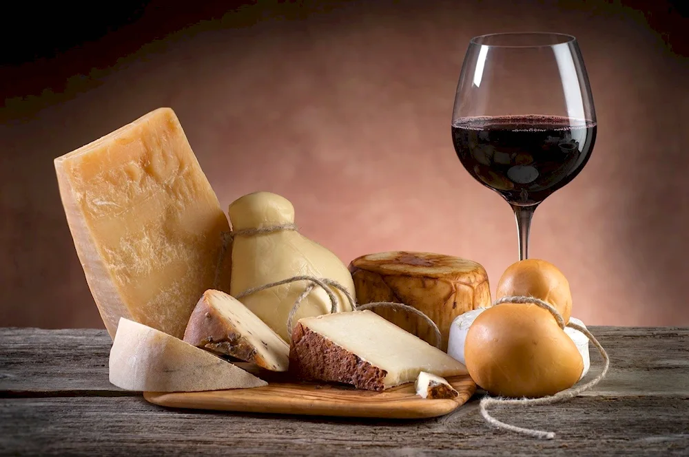 Wine and cheese
