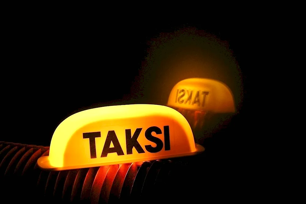 Tickers taxi vector