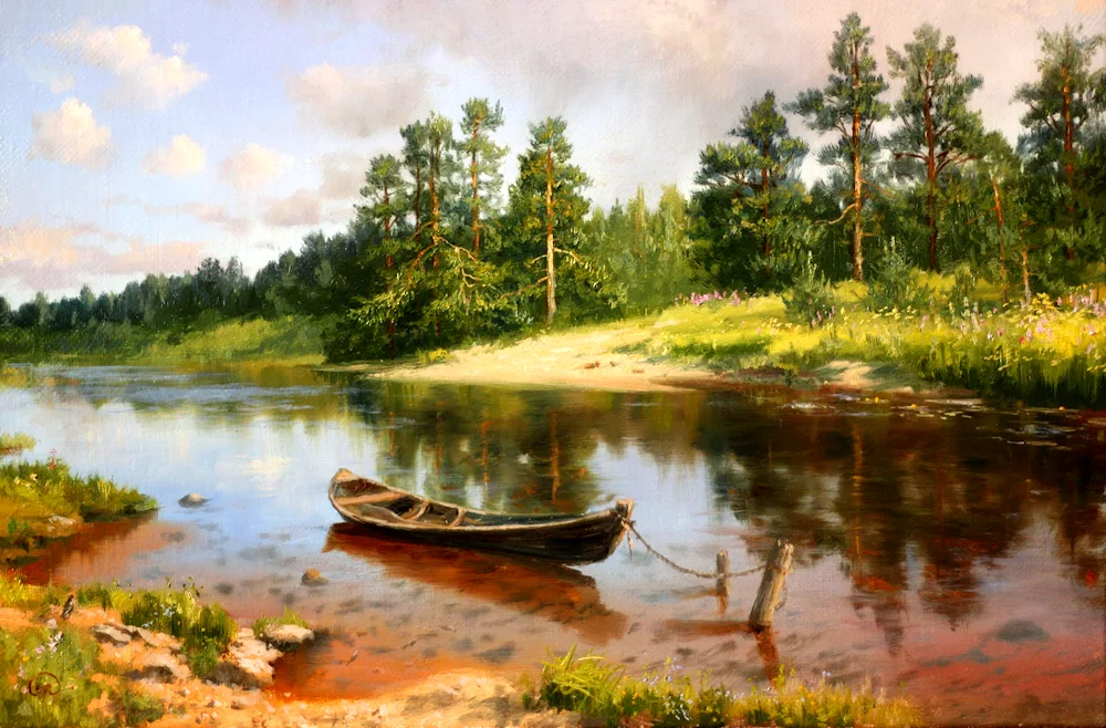 Vladimir Zhdanov summer river
