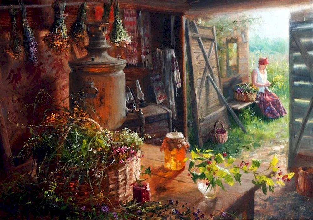 Vladimir Zhdanov artist samovar