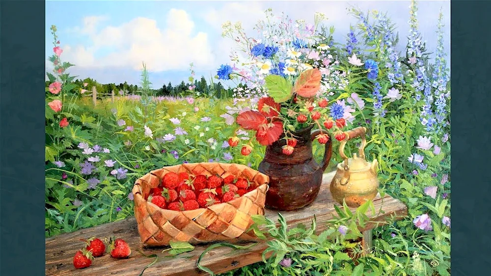 Vladimir Zhdanov summer still life