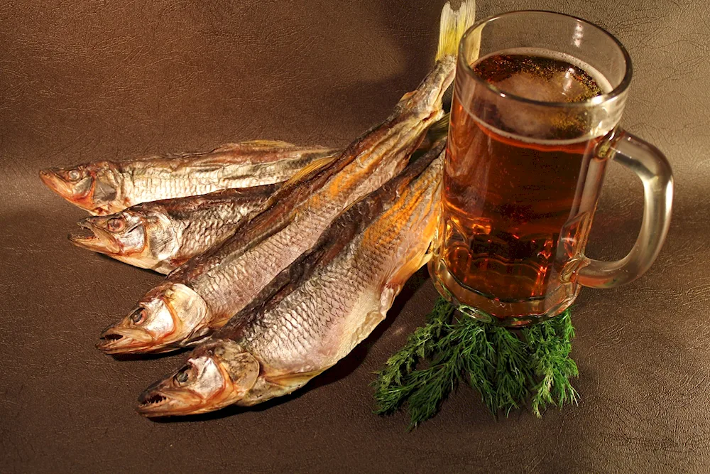 Dried fish for beer