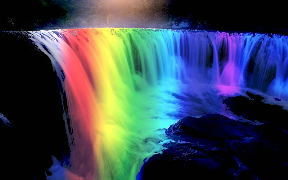 Rainbow in the sky
