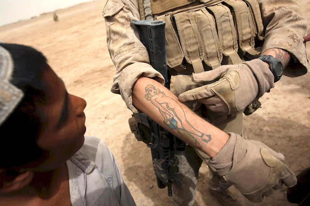 War tattoos