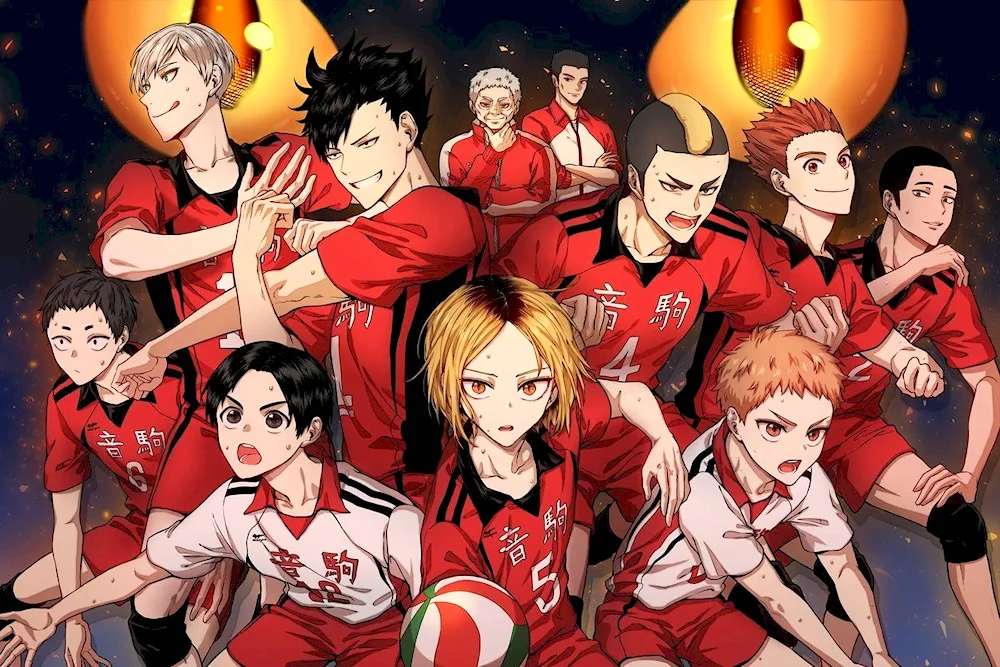 Anime volleyball Haikyuu