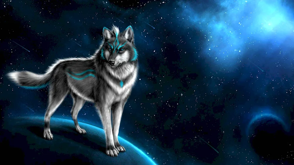 Wolf art