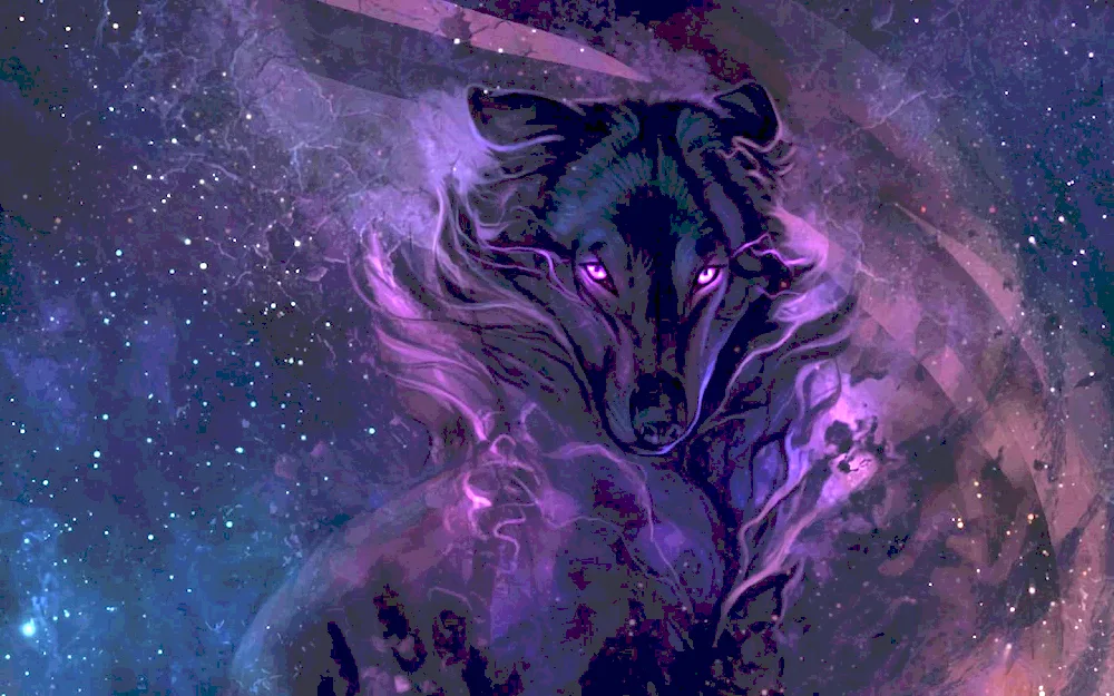 Wolf art