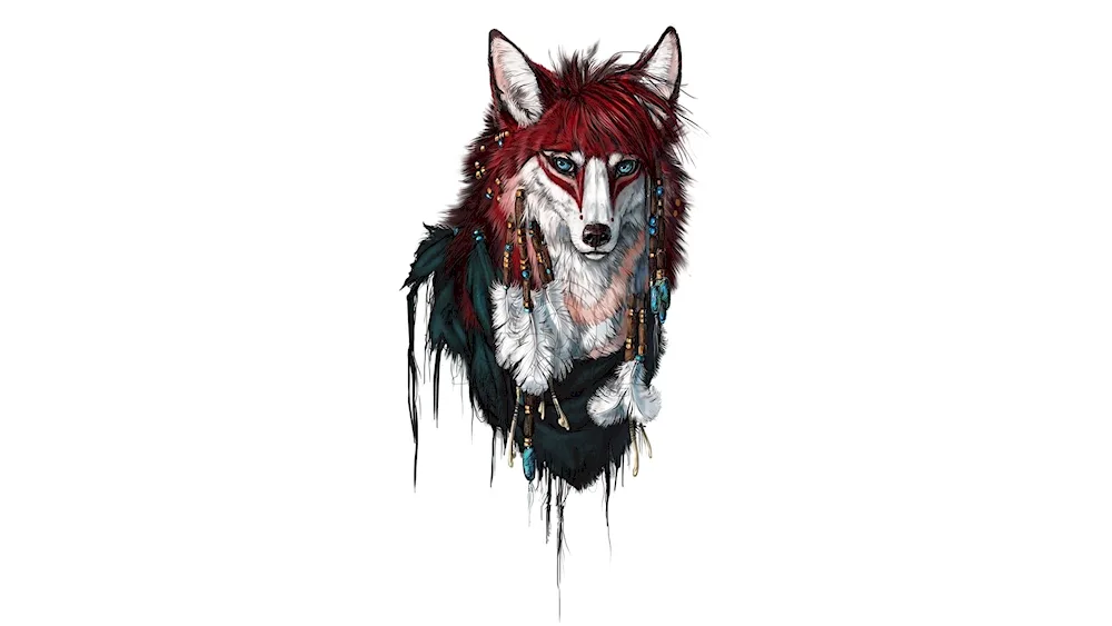 Wolf art