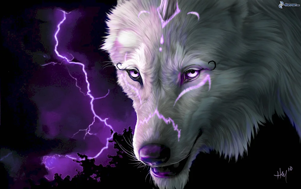 Fire wolf