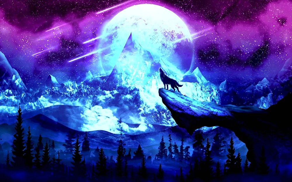 Mystical wolves