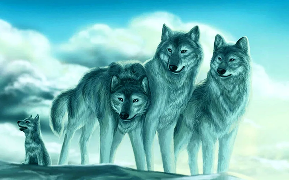 Wolf wolf cubs - Wolf's Den