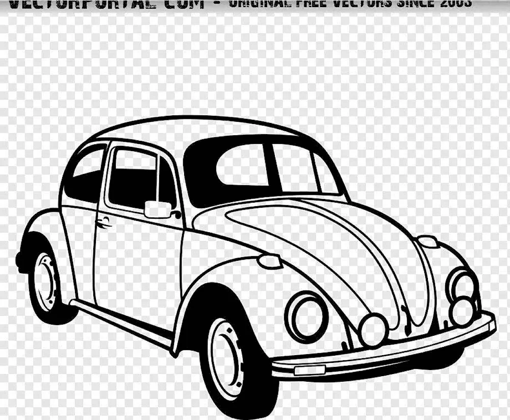 Volkswagen Beetle vector