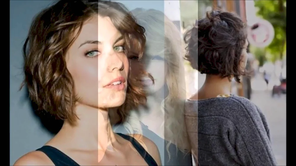 Bob Garson haircut for curly hair
