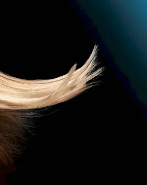 Hair blond background