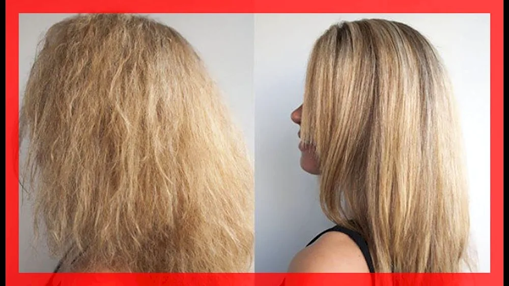 Keratin straightening