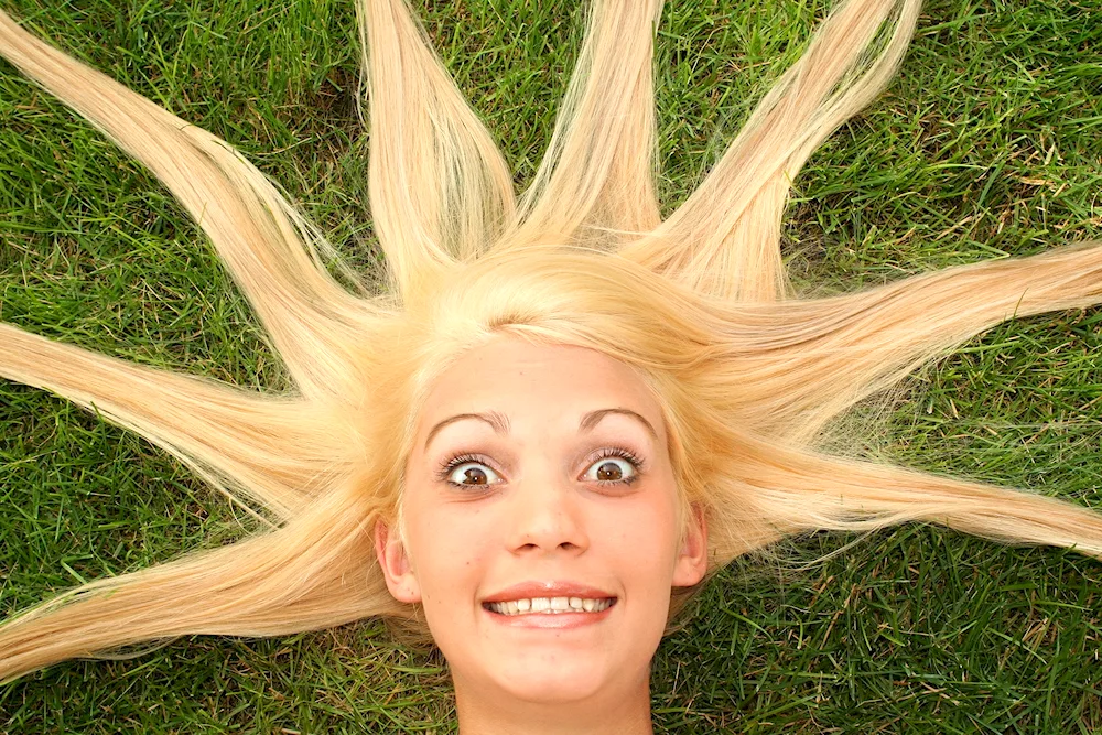 Bobbed hair Bouncing hair