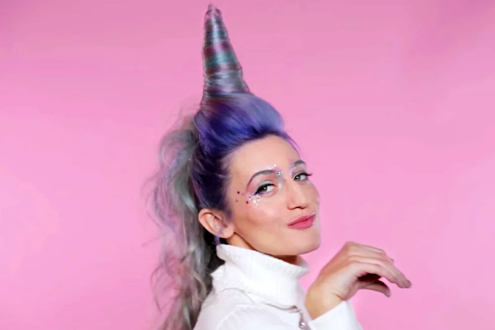 Unicorn hairstyle