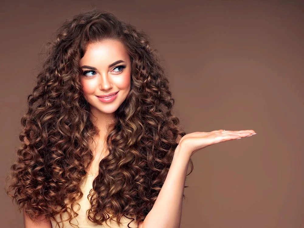 Curly hair extensions