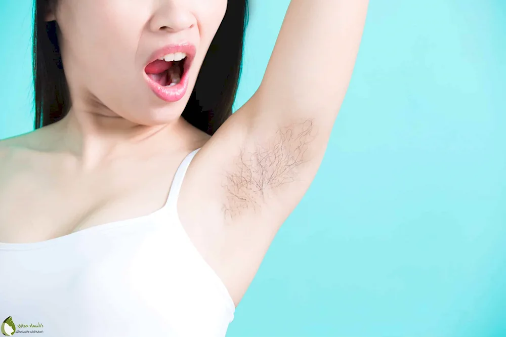 Women's armpit hair