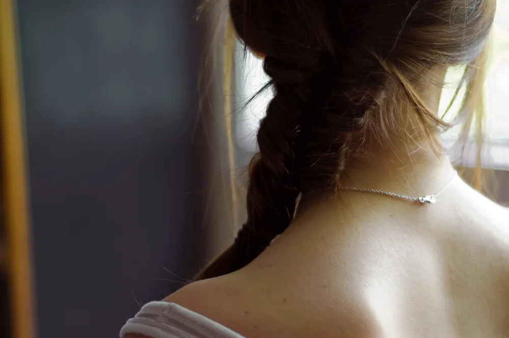 Girl with braids