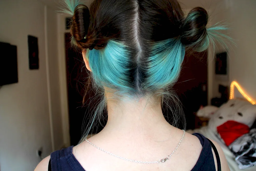 Blue hair