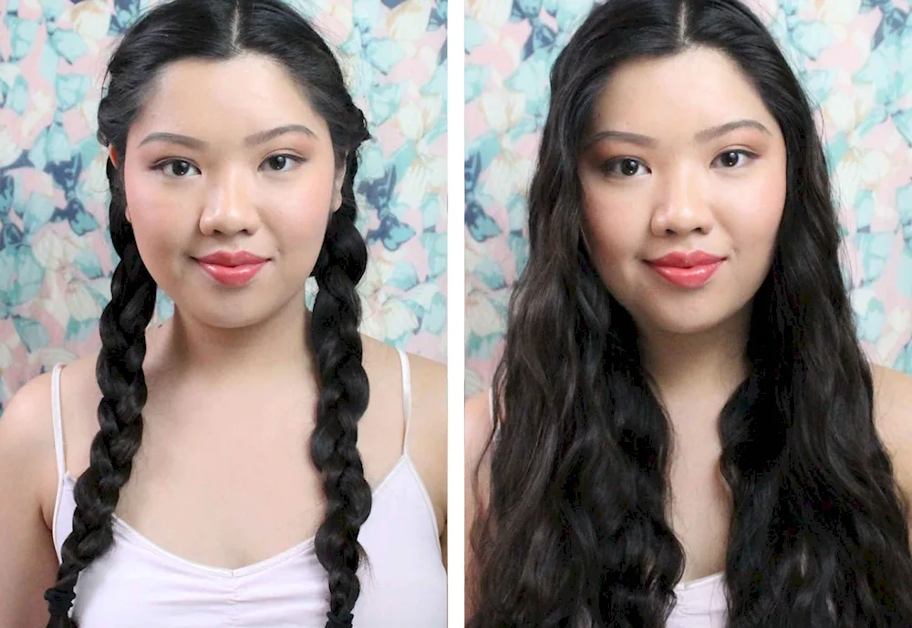Goffrey curls on hair for curls