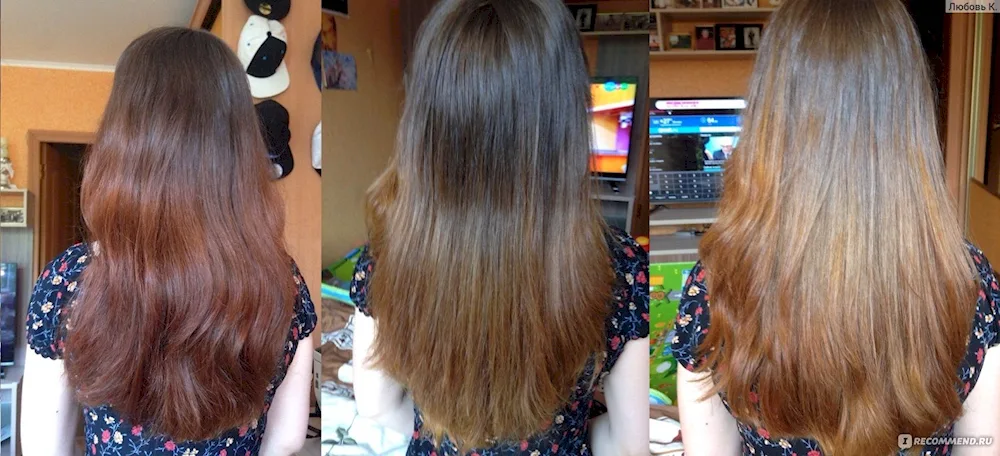 Hair after washing