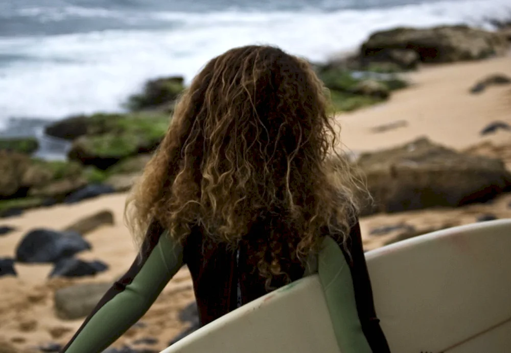 Surfer's hair