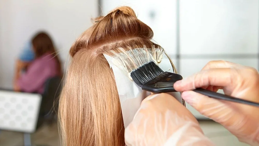Hair at the hairdresser's