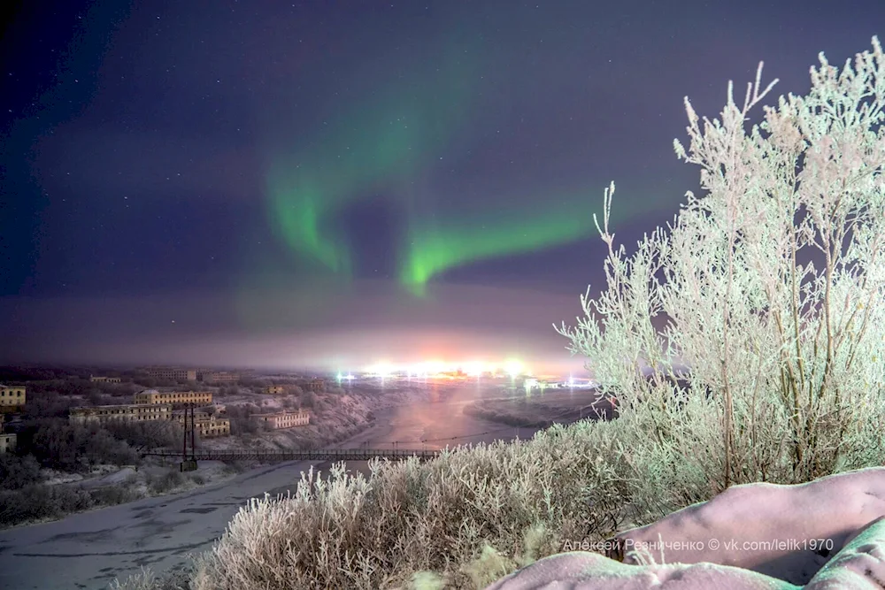 Vorkuta Northern Lights