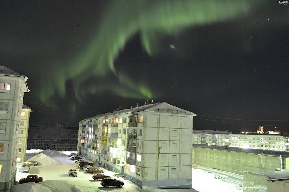 Vorkuta Northern Lights