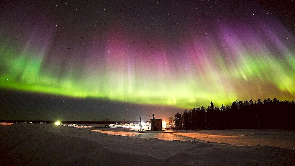 Vorkuta Northern Lights