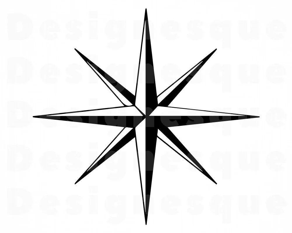 The Eight-Pointed Star Wind Rose