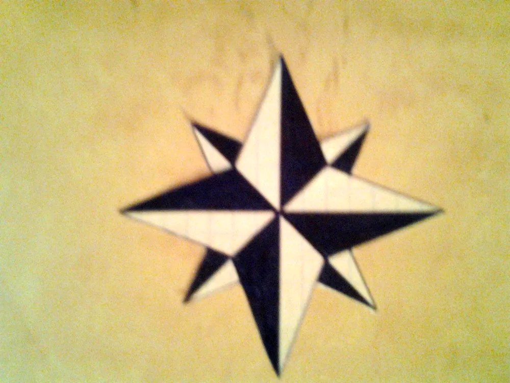 The Eight-Pointed Star of the Wind Rose