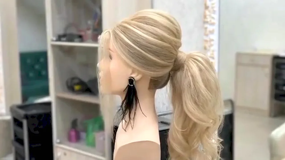 Girl with melting hair
