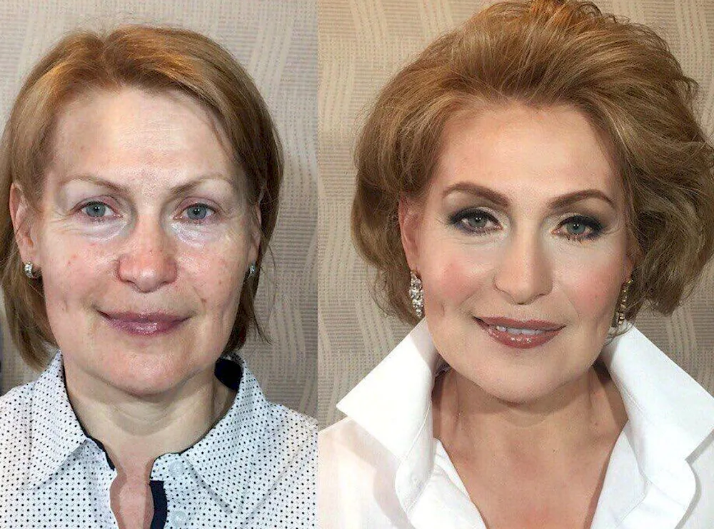 Age makeup by Ulyana Starobinskaya