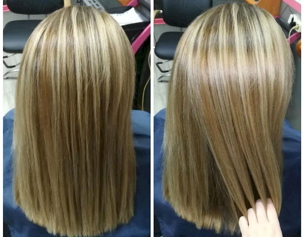 Laminating hair