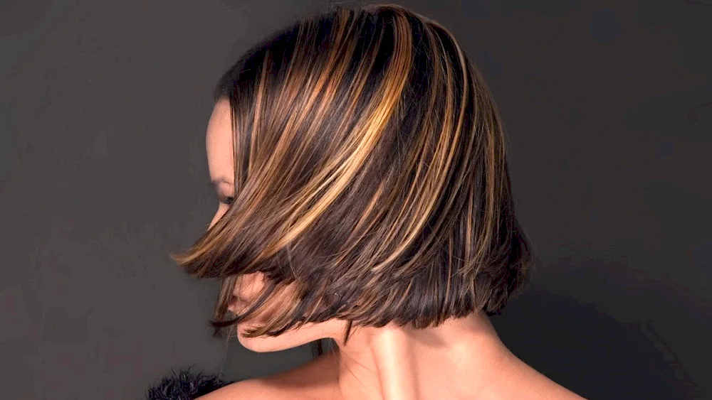Vual melting on brown hair
