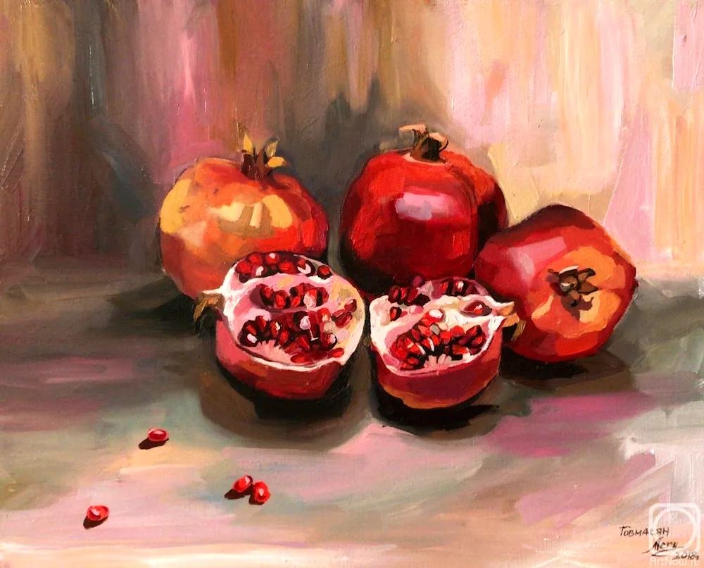 Vugar Mammadov artist pomegranate