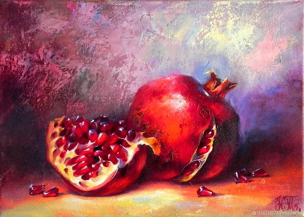 Vugar Mammadov artist pomegranate