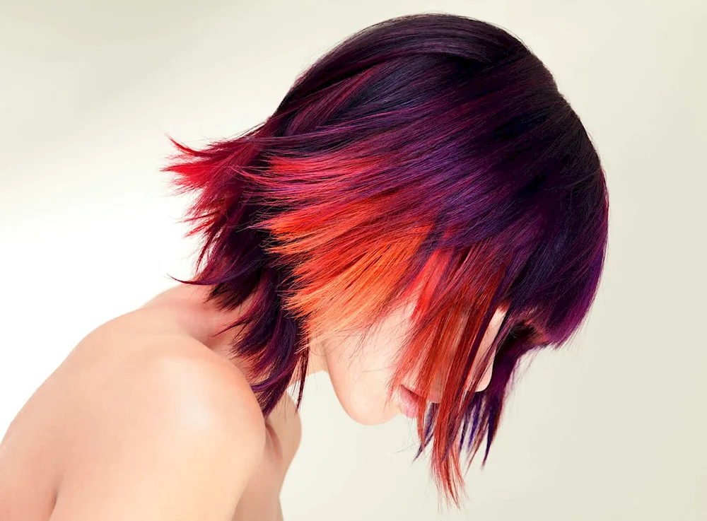 Hair colouring on red hair